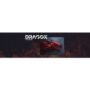 MOUSE PAD GAMER DRAGOX ANTIDERR APANTE NEGRO MEDIUM