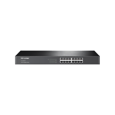 TP-Link switch no administrable TL-SG1016 de 16 puertos gigabit 10/100/1000. SWITCH GIGABIT EASY SMART 16 PTOS NO ADMINISTRABLE