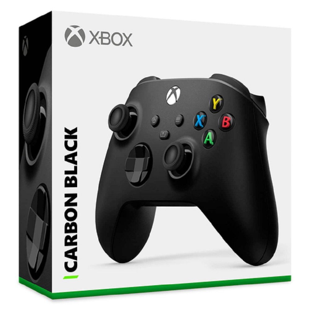 Control Inalámbrico para Xbox Series Carbon Black, Compatible con Xbox One, Series X/S.