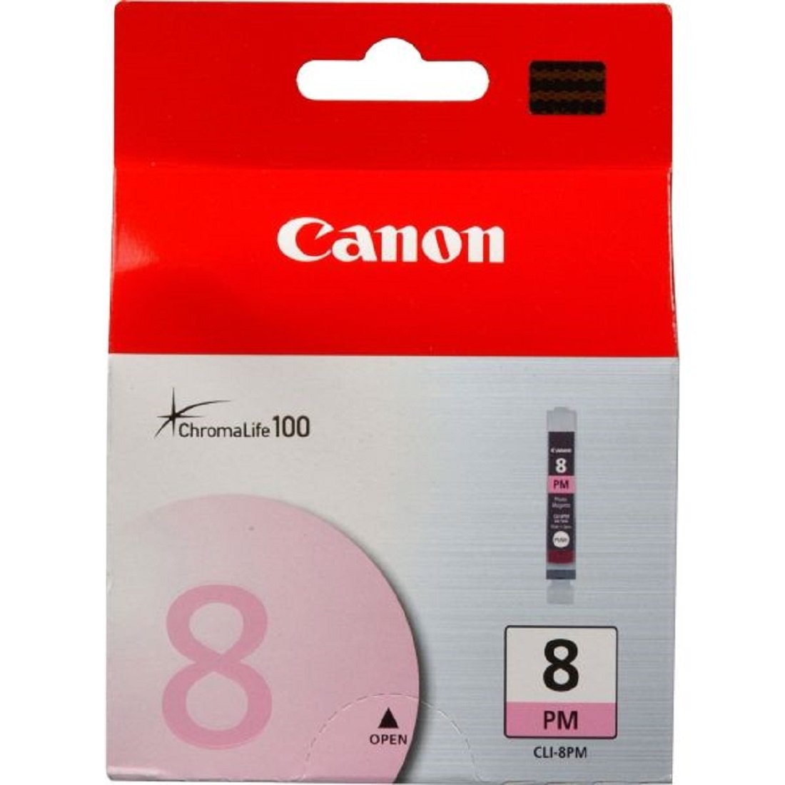 Cartucho de Tinta Canon CLI-8PM Magenta Fotográfico 450 Páginas, Original *Fecha Caducada