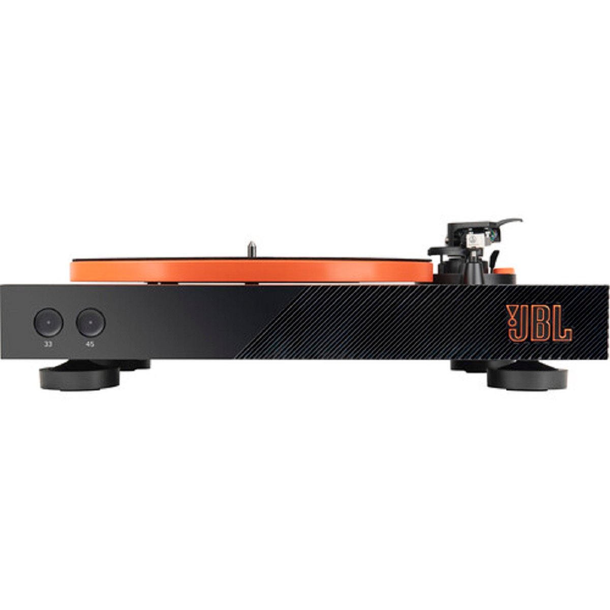 JBL Spinner Tornamesa Bluetooth, Audio Qualcomm aptX HD, Salida RCA - Negro/Naranja - Image 2