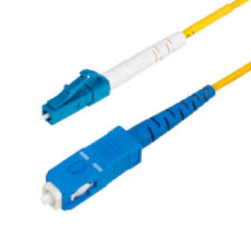 StarTech.com Cable SPSMLCSC-OS2-5M de Fibra Óptica Simplex LC a SC (UPC) OS2 Monomodo de 5m – 9/125µm – 40G/100G – Cable LSZH – Cable for Dispositivo de red, Panel de conexión, Servidor, Conmutador, Dispositivo de almacenamiento – 100Gbit/s – Cable de conexión – LSZH – 9/125 µm – Amarillo CABLE DE FIBRA OPTICA LC A SC(UPC) OS2 MONOMODO DE 5M
