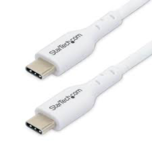 StarTech.com Cable de Carga USB-C de 3m – Cable de Carga USB Tipo C para Laptop – Cable USB para Tablet o Celular – PD de 60W 3A – Blanco – Cable for Portátil, Computador, Cargador de pared, Cargador de automóvil, Cargador portátil, Workstation, Tableta, Smartphone, Dispositivo móvil – 480Mbit/s – Apantallado – Níquel Conector chapado – 24/30 AWG – Blanco CABLE DE CARGA USB-C DE 3MUSB TIPO C – PD 60W 3A BLANCO
