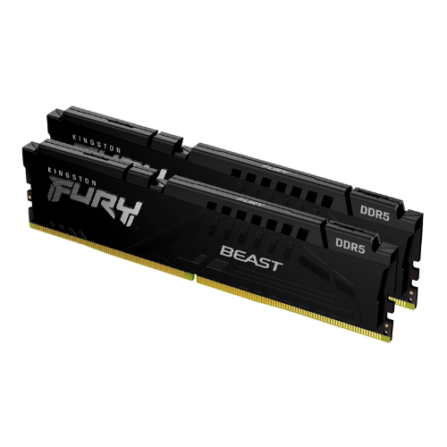 MEMORIA RAM DIMM KINGSTON FURY BEAST NEGRO EXPO 64GB KIT DE 2 DDR5 5600MTS CL36 KF556C36BBEK2 64