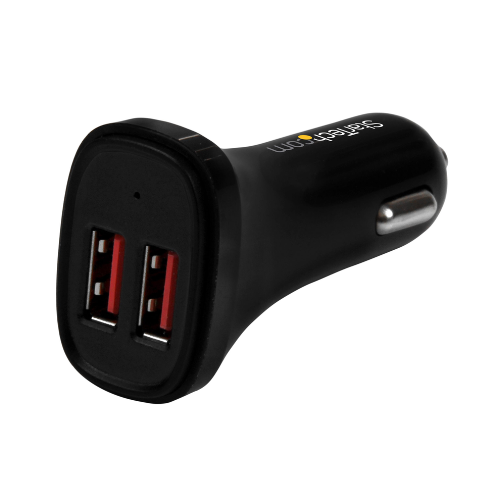 CARGADOR USB DE 2 PUERTOS PARA AUTO 5V 4.8A (24W) CARGADOR USB DE 2 PUERTOS PARAAUTO 5V 4.8A (24W)