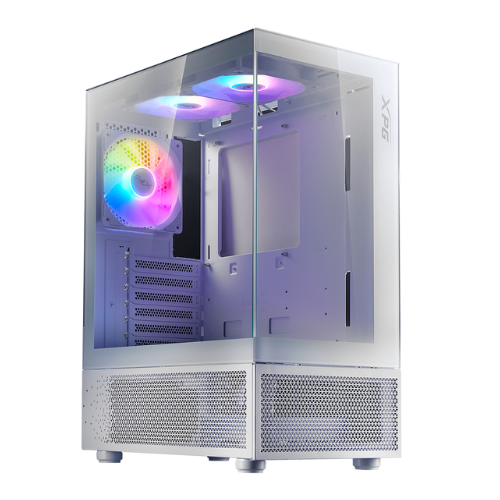 GABINETE ADATA XPG INVADERX MINI MIDTOWER VIDRIO TEMP ATX 5 VENTILADOR BLAN INVADERXMINIMTWHCWW