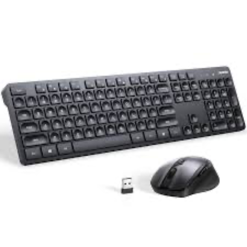 Combo Acteck AC-931755 2 en 1 Creator MK440 Teclado y Mouse Inalambrico 2.4 Ghz 1200 Dpi Negro KIT 2 EN 1 TECLADO Y MOUSE INALAMBRICO 2.4GHZ USB KT25 NEGRO