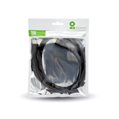 BROBOTIX CABLE HDMI 4.5 METROS – Version 2.0 – 4k – Conector HDMI Macho a Conector HDMI Macho – Pantalla TV Blu-Ray Consola Probotix 558940 de Juegos Video Audio Digital Notebook Laptop CABLE HDMI V2.0 4.5 M NEGRO S OPORTA 2K Y 4K BROBOTIX