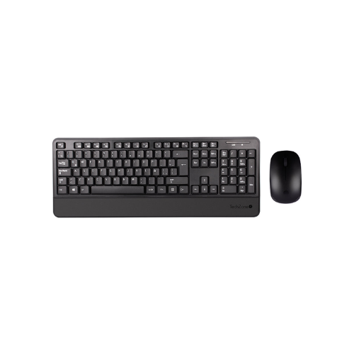 KIT TECLADO C/ MOUSE ALAMBRICO TECHZONE 105 TECLAS+15 MULTIMEDIA QWERTY. CABLE USB / MOUSE 3 BOTONES DPI 1000 CABLE TZACCBA01 DE 130 CM. KIT TECLADO C/ MOUSE ALAMBRICO 105 TECLAS+15 MULTIMEDIA Q