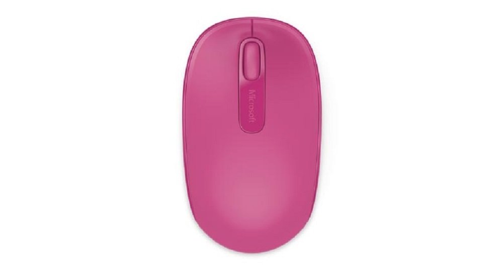 Microsoft Wireless Mobile Mouse 1850, Inalámbrico, USB, 1000DPI, Magenta