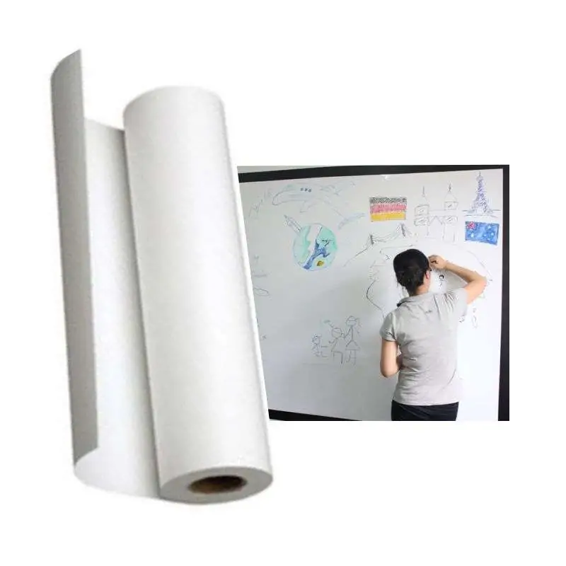 Vinil adhesivo pizarrón blanco blanco