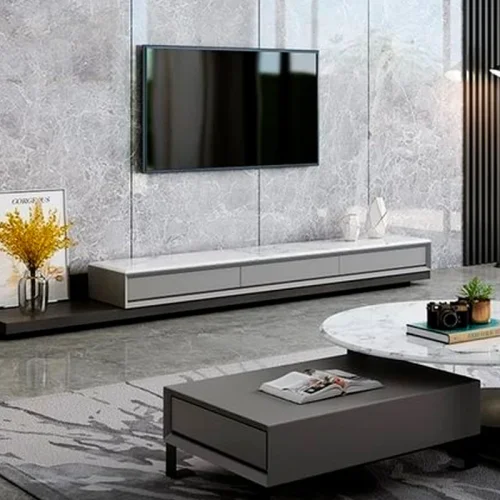 Vinil de decoración de PVC acabado mármol blanco
