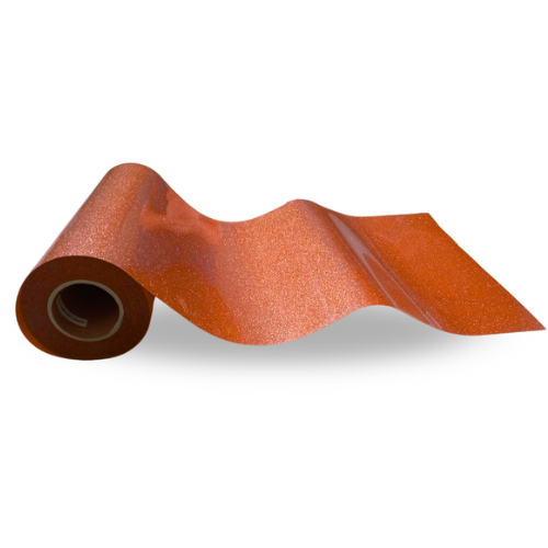 Vinil Dis Consulting textil glitter holografico naranja