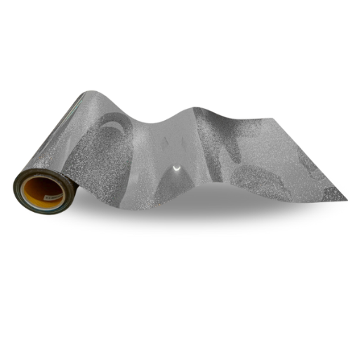 Vinil Dis Consulting textil holografico milky plata