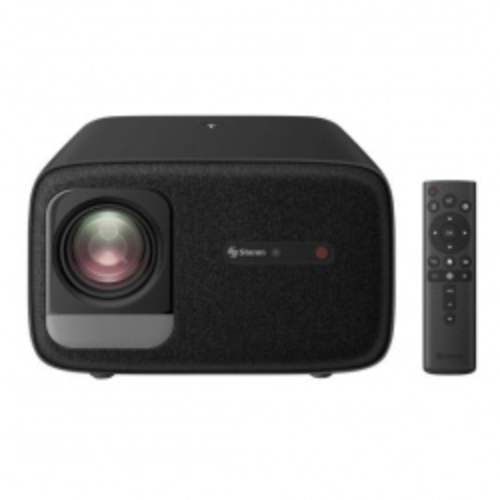 Proyector Steren PRO-8000 LED, 1920×1080 Full HD, 1100 Lúmenes ANSI, Tiro Corto, con Bocinas, Negro