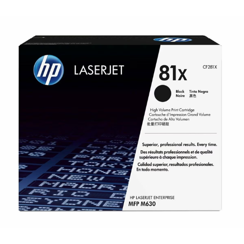 Cartucho de Toner HP 81X (CF281X) Negro  Original