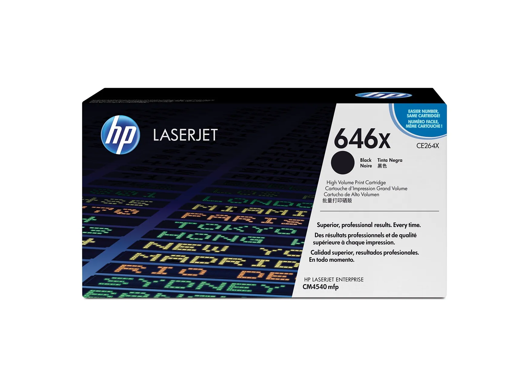 Cartucho de Toner HP 646X (CE264X) Negro Original