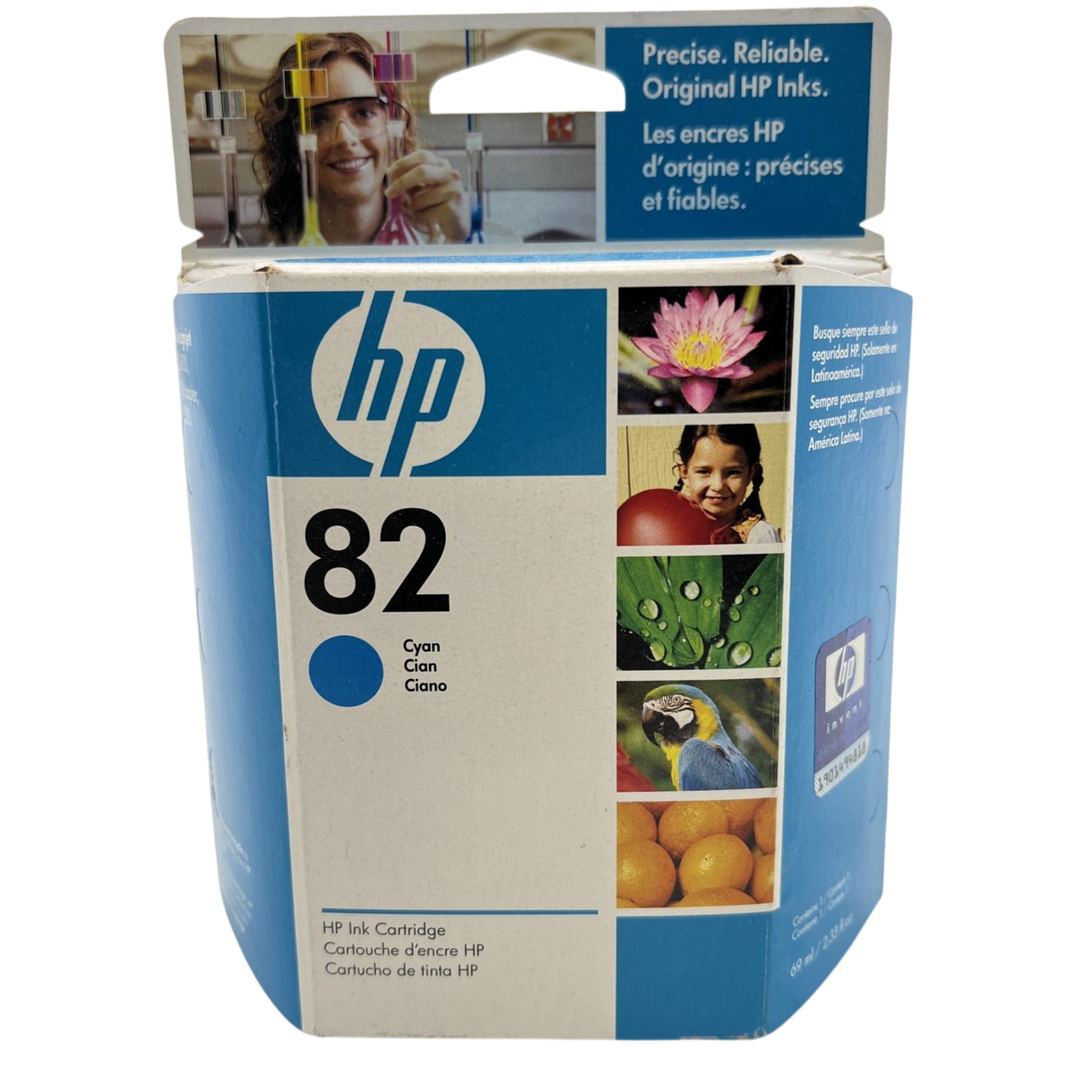 Cartucho de Tinta HP 82 Cian, Original +Fecha Pasada