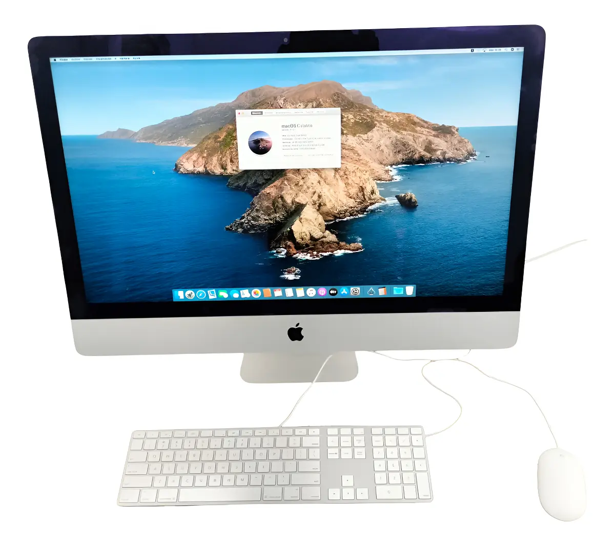 Apple iMac 21.5 Pulgadas Late 2013 SSD + HDD Color Plateado – Reacondicionado