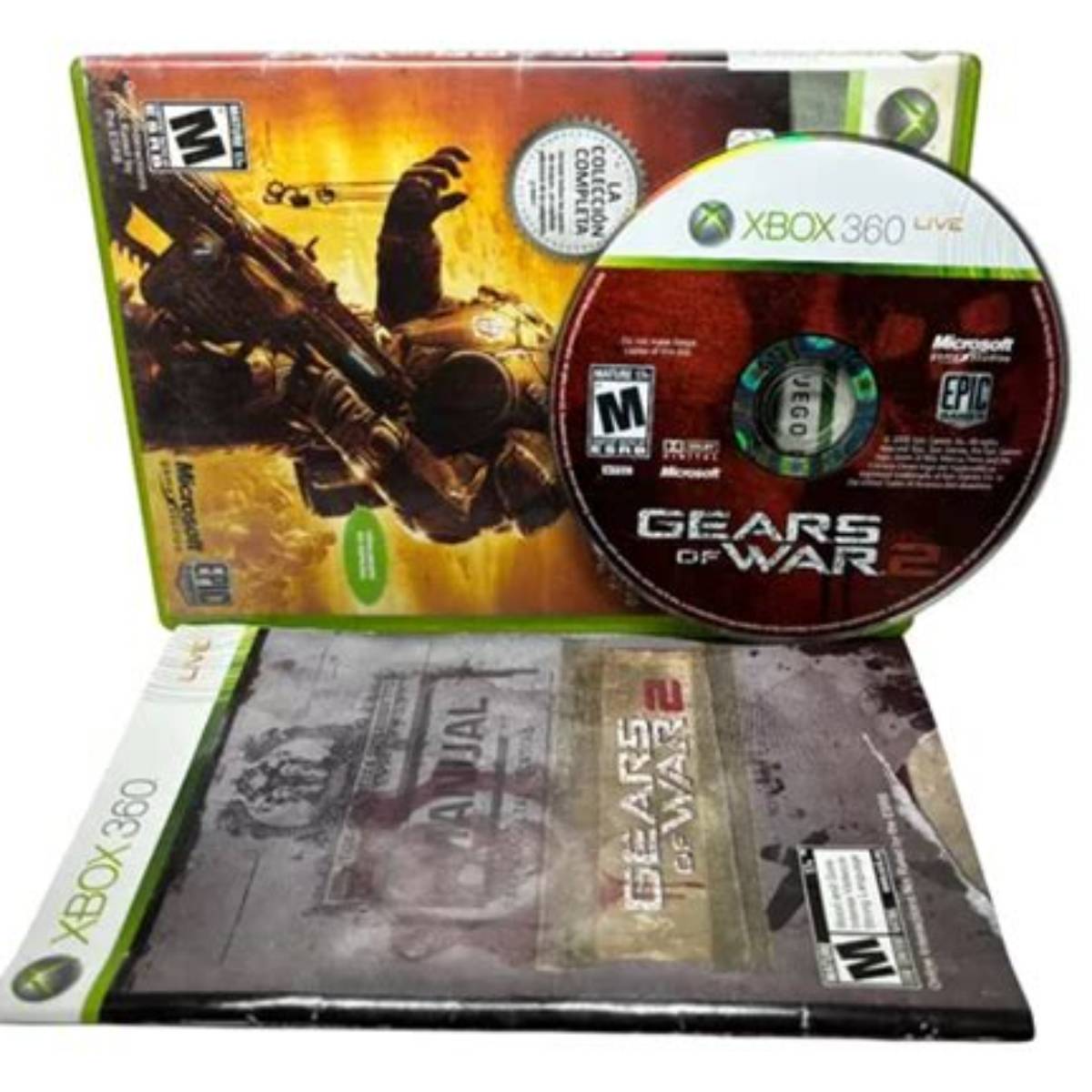 Videojuego Microsoft Gears Of War Xbox 360 Edición 2 Discos Físico