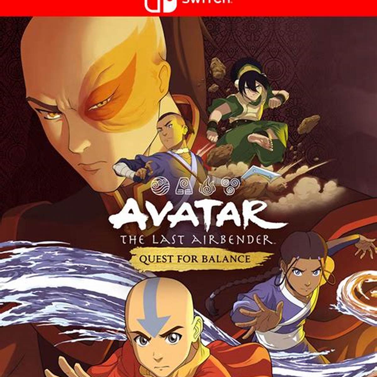 Videojuego Nintendo Avatar The Last Airbender Quest For Balance Nintendo Switch Físico