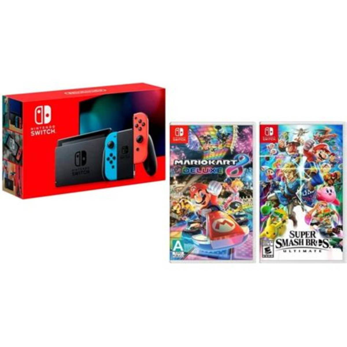 Consola Nintendo Switch 32GB Super Smash Bros Limited Edition Color Multicolor – Reacondicionado