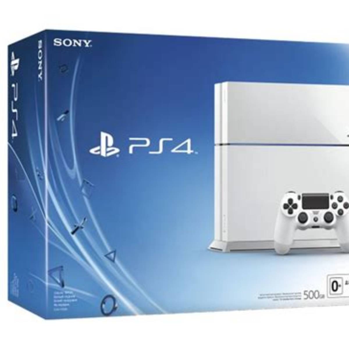Consola Sony PlayStation 4 500GB Color Blanco Glacial – Reacondicionado
